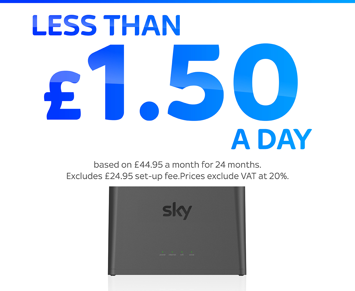 Our Best Fibre Business Broadband and Phone Deals | Sky Business